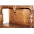 Credenza Vetrina francese stile Enrico II in legno di rovere con ricchi intagli