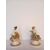 Coppia di statuina in porcellana l'autunno e la primavera - Giuseppe Cappè - G.Cappè