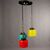 Lampada con Vetri Colorati Anni 60