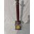 Obelisco in porfido con Mercurio in bronzo - H 76 cm