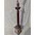 Obelisco in porfido con Mercurio in bronzo - H 76 cm