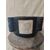 Mortaio fascista in marmo nero del Belgio con intarsio in marmo di Carrara - 23 x 23 cm