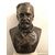 Busto di bronzo di "Louis Pasteur" dell '800