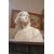 BUSTO IN MARMO DI GIOVANNA D’ARCO PRIMA META’ XIX SECOLO