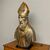 Antico grande busto scultura  San Nicola XVII sec argento e doratura a mecca . Mis 102 x 53 . Prof cm 25 