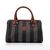 FENDI Borsa a Mano Vintage in Tela Col. Marrone Forever Bauletto S
