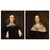 Coppia di coniugi olandesi del XVII secolo, Cornelis Janssens van Ceulen (Londra 1593 - Utrecht 1661)
