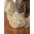 Antica statua scultura S. Francesco Da Paola epoca XVIII sec . Altezza 44 . Terracotta Policroma Antiquariato 