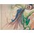 Dipinto acquarello e China G. Lizzini firmato XX sec Arte contemporanea mis 87 x 67 
