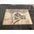 Antico Dipinto  fine 800 Alessandro Castelli casa con neve   firmato. Misu 50 x 42 