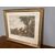 Antica incisione acquarellata del 1762 “ Le Marcande de Canards “ Francia  in cornice mis : 65 x 56 