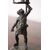 Antica coppia di personaggi in bronzo primi 800 . figure classiche 