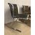 Gruppo di 6 sedie metallo e cuoio anni 70 Milano Fumagalli vero design restaurate 