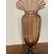Antico vaso in vetro di Murano epoca 1930 colore Ambra . Lavorazione a costine Altezza cm 31
