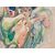 Dipinto acquarello e China G. Lizzini firmato XX sec Arte contemporanea mis 87 x 67 