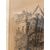 Antica incisione inglese 1882 firmata George Ernest raffigurante stazione postale . cm 55 x 43 