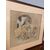Antico Dipinto acquarello “Scena teatrale “ PRIMI 900 mis63 x 58 