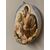 Antica placca  in maiolica Sacra Famiglia Sesto Fiorentino anni 40 rifiniture oro. Diametro 24