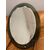 Specchio ovale design  Modernariato anni 60 bicolore.  Mis 90 x 68 Originale 