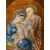 Antica placca  in maiolica “ Sacra famiglia “Mica Sesto fiorentino 1940. Mis 36 x28 