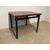 Tavolo allungabile di modernariato anni 60 in palissandro. Gambe laccate nero. Design. Restaurato  Mis 95 x95 allungabile a 190