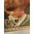 Dipinto volto di ragazza Giuseppe Serafini Montelupo Fiorentino olio su Cartone  mis cm 58 x cm 48 