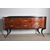 Cassettiera  legno Palissandro  anni 50 spettacolare vetro in top Bordò ! rest 170 x 56 