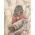 Disegno a China artista Pippo Madè Palermo .1973 Arte moderna contemporanea . Mis 75 x 55 
