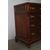 Antico comò – cassettone in noce XIX sec con marmo bardiglio. 5 cassetti . Mis 140 x 60. H 108