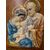 Antica placca  in maiolica “ Sacra famiglia “Mica Sesto fiorentino 1940. Mis 36 x28 