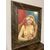 Dipinto olio su tela surrealista XX secolo Conchita Amata . “ Donna e maschere “ mis : 80 x 70 