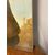 Dipinto di arte contemporanea Giancarlo Pignataro 1987 “ragazza con cane “ Mis 71 x 55 