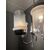 Lampadario Chandelier vintage anni 70 sei Luci Cromato e Murano di Design . Modernariato elettrificato 