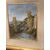 Dipinto Paesaggio olio Giacomo Delcroix Firenze anni 50. Mis 22 x 29 