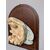Antica madonna in maiolica policroma manifattura toscana di Signa . Mis 44 x 33 