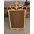 Antica specchiera dorata Luigi Filippo epoca XIX sec con intagli . Mis 106 x 57