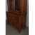 Antica Libreria Carlo X in noce 1830 Lombardia con intarsi e vetri soffiati. Mis 129 x 56 . H 242 
