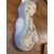Antica ceramica Vergine 1950 Manifattura Italiana con rifiniture oro Mis 45 x 25 