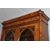 Antica Libreria Carlo X in noce 1830 Lombardia con intarsi e vetri soffiati. Mis 129 x 56 . H 242 