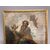 Antico grande dipinto Liberty art nouveau 1930 “ Contadina e Putti “  dipinto a pastello cm 86 x 69 in cornice coeva .