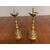 Coppia candelabri in bronzo Impero Primi 800 . Mis altezza cm 27 