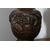 Coppia di grandi vasi  Bronzo Giapponesi Fine 800 periodo MeiJi . Altezza cm 45