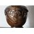 Coppia di grandi vasi  Bronzo Giapponesi Fine 800 periodo MeiJi . Altezza cm 45