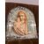 Madonna in ceramica anni 40 Toscana su base in vetro specchio
