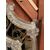 Importante Specchiera Vintage art decò 1950 . vetro bianco e riflessi oro. Stupendo Mis 130 x 68  
