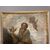 Antico grande dipinto Liberty art nouveau 1930 “ Contadina e Putti “  dipinto a pastello cm 86 x 69 in cornice coeva .