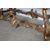 Antico tavolo basso  da salotto dorato  fine 800 con piano in onice . Mis 110 x 58 h 45 