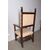 Antica poltrona noce massello epoca XVII sec . Fratina . Mis 65 x 55 Altezza cm 137 