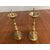 Coppia candelabri in bronzo Impero Primi 800 . Mis altezza cm 27 