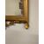 Antica specchiera dorata Luigi Filippo epoca XIX sec con intagli . Mis 106 x 57